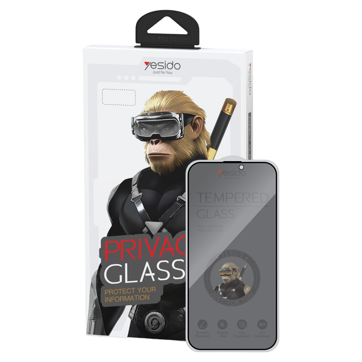 Yesido Apple iPhone 17 Pro TG27 Hayalet Cam Ekran Koruyucu